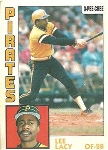 1984 O-Pee-Chee Baseball Cards 229     Lee Lacy